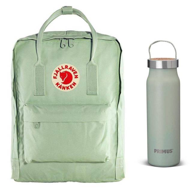 Zestaw Plecak Kanken + butelka Primus Klunken 0,5 l - mint green