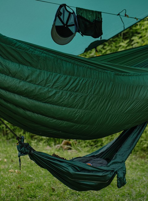 Zestaw Ticket To The Moon Mini Hammock Set - dark green