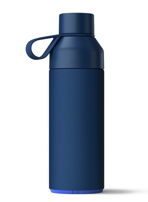 Zestaw butelka termiczna Ocean Bottle Original 0,5 l z 3 wymiennymi nakrętkami - ocean blue