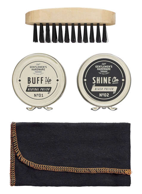 Zestaw do czyszczenia butów Gentlemen's Hardware Shoe Shine Kit