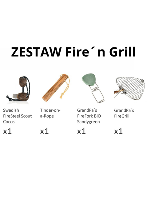 Zestaw do grillowania Light My Fire Fire`n Grill