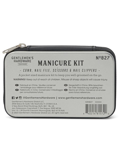 Zestaw do manicure i pielęgnacji Gentlemen's Hardware Manicure Kit