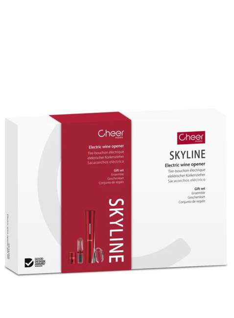 Zestaw do wina Cheer Moda Skyline - red