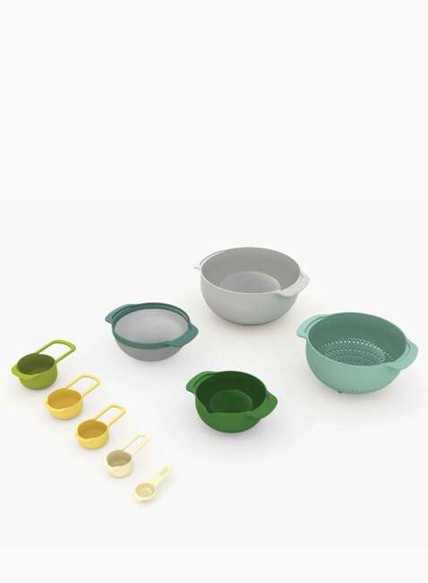 Zestaw misek i miarek kuchennych Joseph Joseph Nest™ 9 Plus Bowl Set - opal