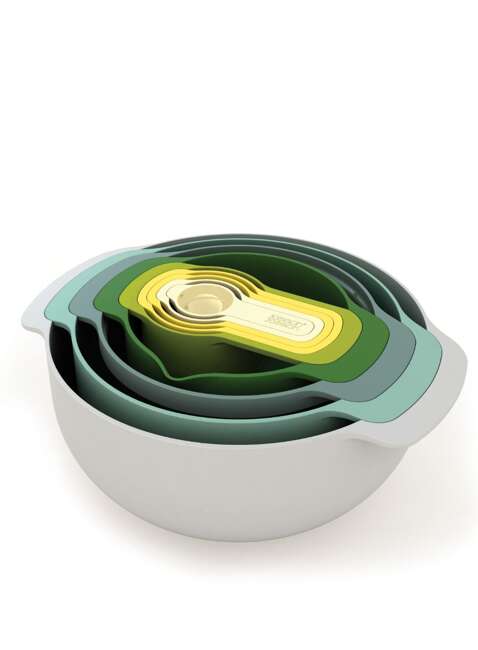 Zestaw misek i miarek kuchennych Joseph Joseph Nest™ 9 Plus Bowl Set - opal