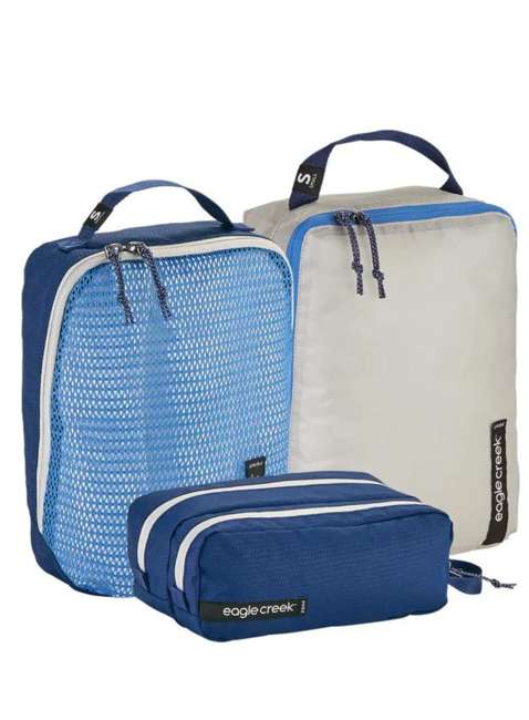 Zestaw podróżny Eagle Creek Pack It Overnight - aizome blue / grey