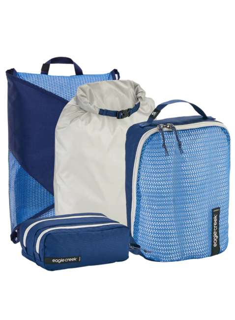 Zestaw podróżny Eagle Creek Pack It Weekender - aizome blue / grey