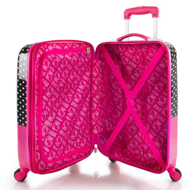 Zestaw podróżny walizka i kuferek dla dzieci Heys - Hello Kitty