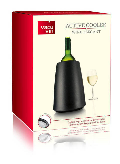 Zestaw prezentowy Schładzacz aktywny do butelek wina Vacu Vin + woreczek świąteczny