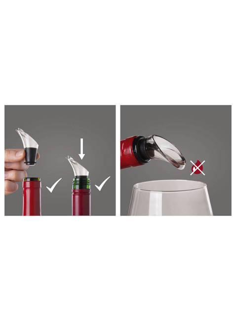 Zestaw prezentowy Zestaw do wina Vacu Vin Wine Set Elegant - 5 elementów + woreczek świąteczny