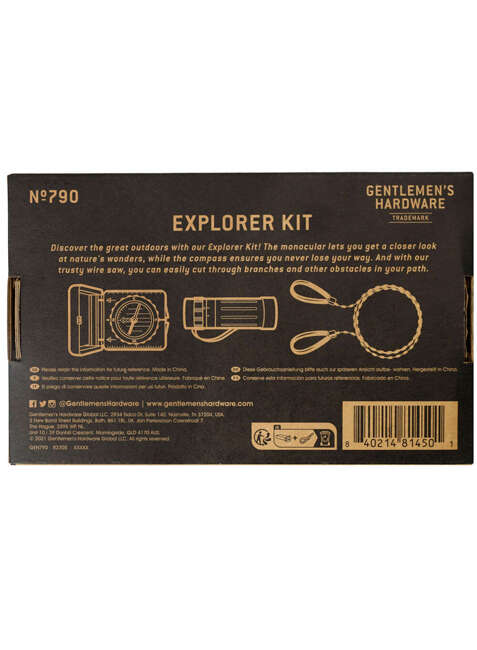 Zestaw survivalowy Gentlemen's Hardware Explorer Kit