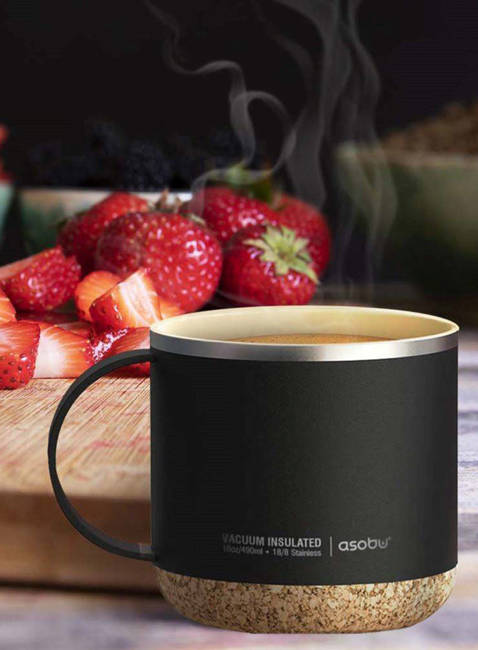 Zestaw świąteczny Kubek do kawy Infinite Mug 490 ml Asobu  + woreczek prezentowy