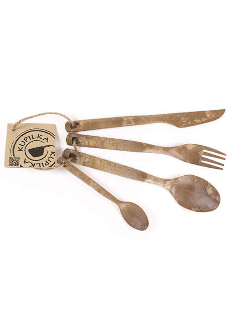 Zestaw sztućców Kupilka Cutlery Set - brown