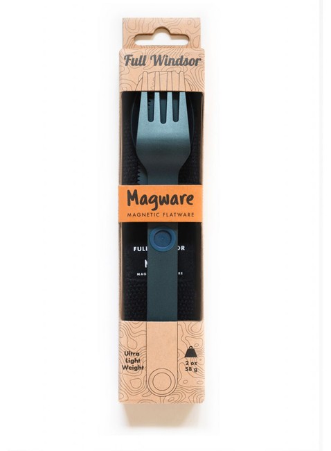 Zestaw sztućców magnetycznych Full Windsor Magnetic Magware (3 PCS) - deep sea bue