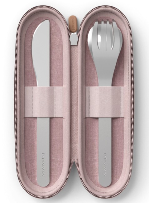 Zestaw sztućców w etui MB Slim Nest Trio Knife Monbento - pink