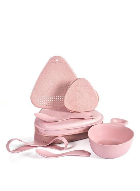 Zestaw turystyczny Light My Fire Outdoor MealKit BIO 8 elementów - dustypink