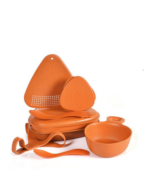 Zestaw turystyczny Light My Fire Outdoor MealKit BIO 8 elementów - rustyorange