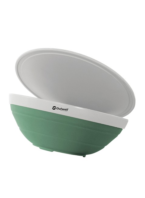 Zestaw turystyczny Outwell Collaps Bowl & Colander Set - shadow green	