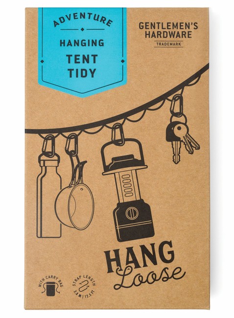 Zestaw wieszaków kempingowych Gentlemen's Hardware Hanging Tent Tidy